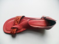 Sandalia Rojo Carmesi